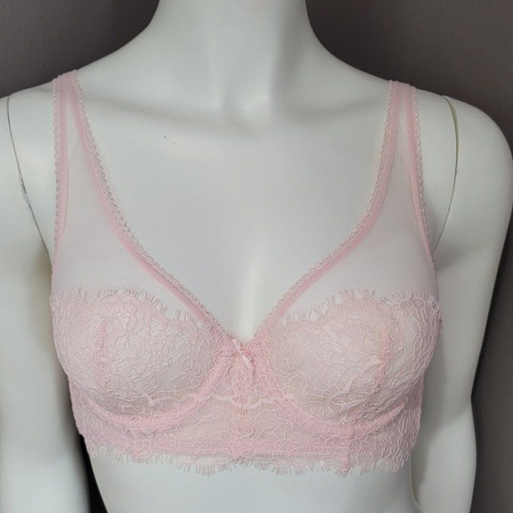 VS Dream Angels Unlined Full-coverage Plunge Bra - Picture 3 of 9